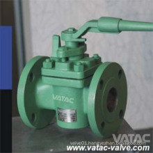 PTFE Sleeve Cast Steel Body Sleeve Type Plug Valve